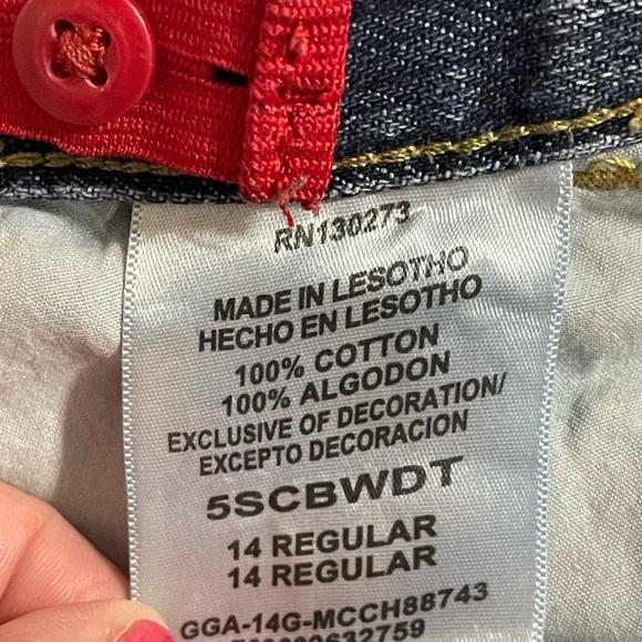 WRANGLER BOYS #130273 RELAXED JEANS SZ 14 REG - Picture 4 of 10